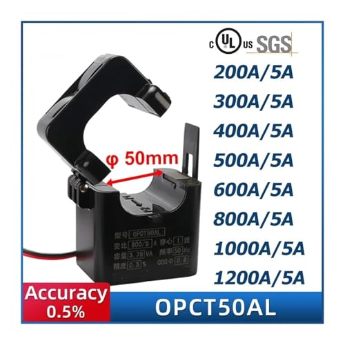 Transformateur de courant ouvrant OPCT50AGL 1000A pour éviter les coupures
