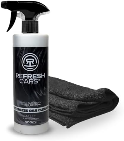 Refresh Cars Kit Limpieza de Coche en Seco con Cera Carnauba - La...