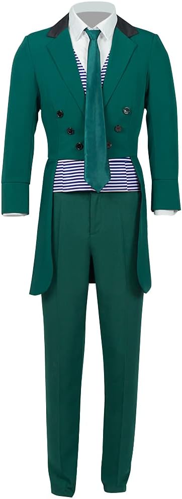 MelangCos Haunted Mansion Cosplay Costume Cast Member Maid Dress with Apron Cast Halloween Outfit