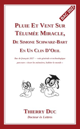 Pluie et vent sur Télumée Miracle, de Simone Schwarz-Bart: En un clin d'oeil — au programme du bac de français 2027 (parcours « tisser les mémoires, habiter le monde ») (French Edition)