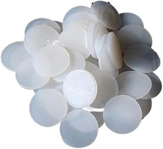 2PCS/4PCS White Round Silicone Rubber Sheet Seal Milky Translucent Gasket High Temperature Resistant Insipidity Diameter 20/30/40/50/60mm Thick 1/2/3mm (Size : 20mm 4pcs, Color : 3mm)