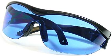 Miniatura 3 de JORESTECH Gafas protectoras de seguridad, lentes de policarbonato resistentes a los impactos, 1 par (S-LS-282, azul)