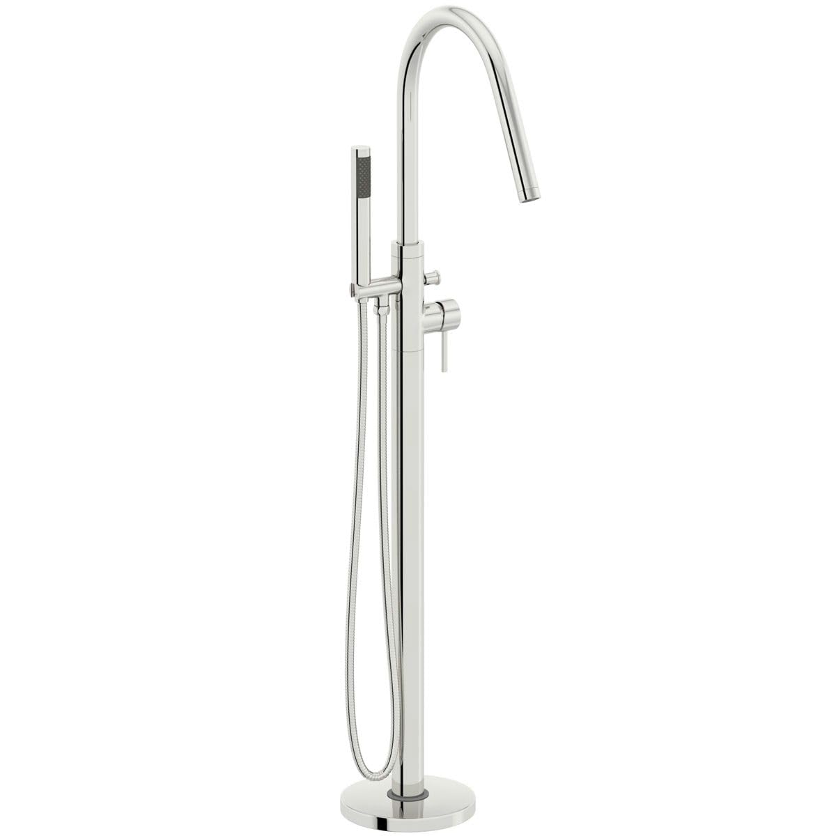 Mitigeur de bain-douche autoportant à débit d'eau rond et fluide