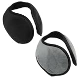 Pevlkawr 2 Paires de Cache-Oreilles Hiver - Protège-Oreilles en Fausse Fourrure Ultra Douc...