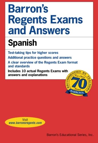 Cover of Barron's Regents Exams and Answers: Spanish