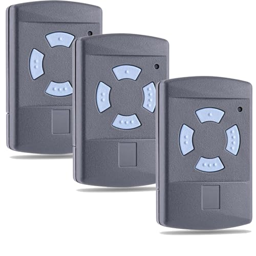 868,3MHz Garagentoröffner fur Hörmann Handsender, Hormann Fernbedienung Garagentor Universal 868MHz Kompatibel MHz Hörmann Garagentoröffner HSM2 HSM4 HS1 HS2 HS4 HSE2 HSZ1 HSZ2 HSP4 3 stuck