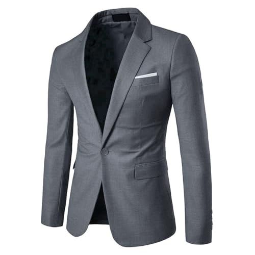 Blazer homme slim fit veste de costume formel veston mariage élégant