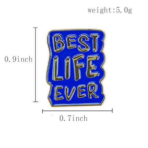 Image of Jw.org Enamel Pins Best Life Ever 10 Different Color Fashion Lapel Pin for Men Women