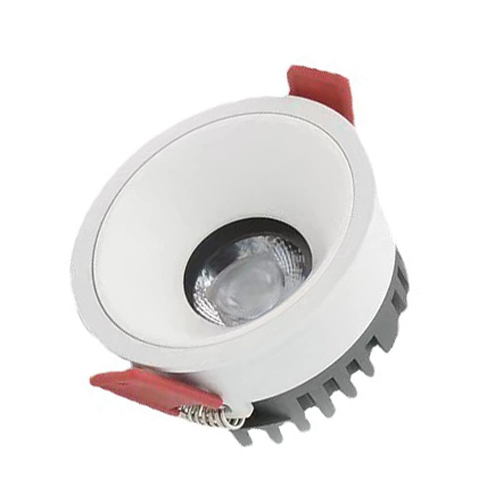 Foco empotrable LED de 7 W/10 W con Forma de Globo Ocular, retrofit, COB Profundo, anslumbrante, Borde Estrecho, para Sala de Estar, Foco Empotrado para el hogar, focos COB Profundos anslumbr
