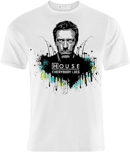 XYREN Mens T-Shirt Dr House Medical Division Inspired Everybody Lies! Size M