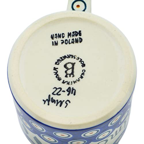 Taza de cerámica artesanal polaca 13 oz Babcia miniatura 4