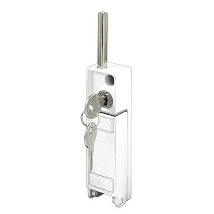 Prime-Line Products U 9919 Keyed Deadbolt Lock, White Finish