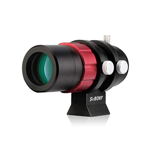 Svbony SV165 Sucherfernrohr 30mm Mini Sucher Teleskop Leitrohr mit Helix Fokussierer F4 120mm Leitfernrohr Kompatibel mit ZWO QHY Auto Guide-Kamera