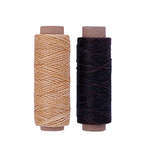 SuPVOX 6 peças de costura de costura encerada de costura, 6 fios de cera fortes práticos de cores pa