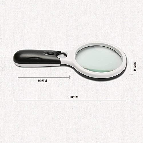 Loupe de lecture 20x avec lumières LED intégrées pour observation de précision - 3