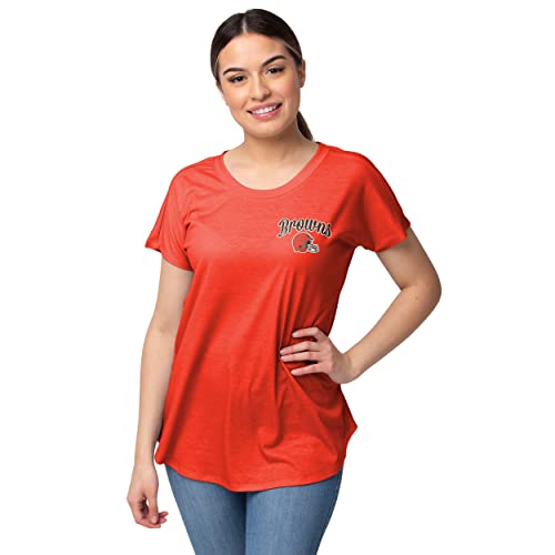 Camiseta Cleveland Browns mujer talla S tipo túnica NFL