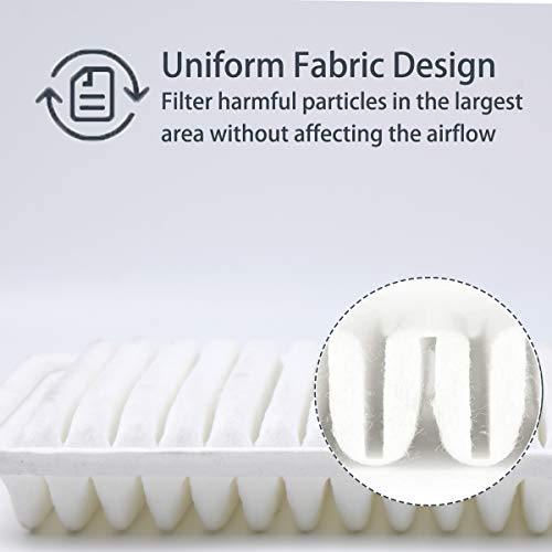 Mikkuppa Kq042 (Ca10190) Engine Air Filter - Replacement For Toyota Corolla/Yaris/Matrix/Pontiac Vibe Replacement 17801-Yzz05 17801-0T030 #TOP4