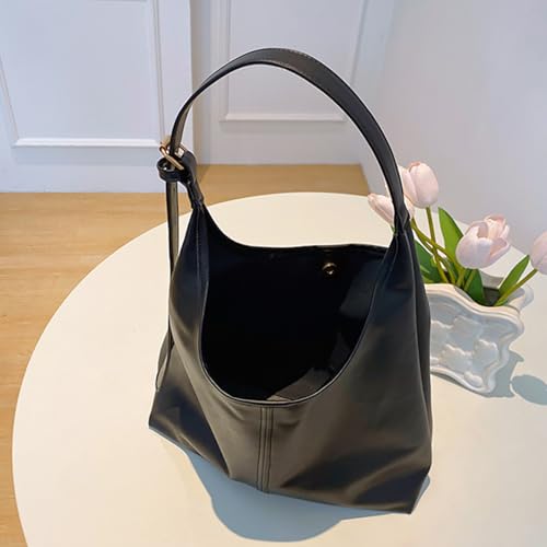 Bolso Tote vegano grande de hombro para mujer miniatura 5