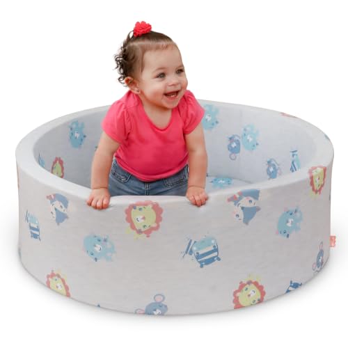 Fisher-Price™ Soft Play Space – Indoor & Outdoor Kids Play Area with Foam Side Walls, Removable Cover, Soft Cushioned Design for Reading, Lounging & Play - image 1