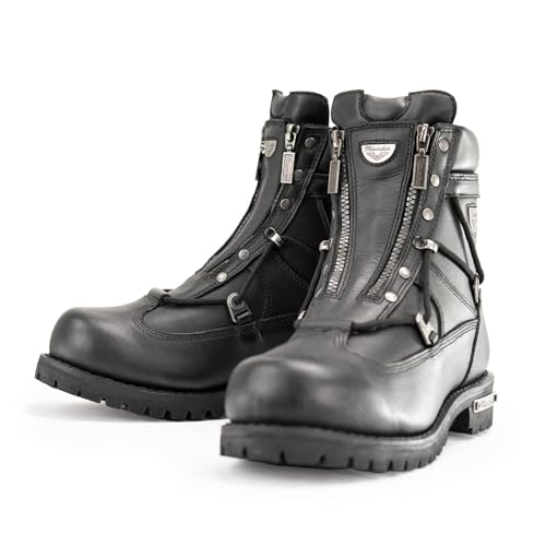 MILWAUKEE MOTORCYCLE CLOTHING CO. MB440EEE-BLACK-14-EEE Motorcycle Boot