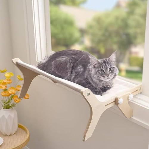Cama da janela do gato, assento da janela do gato - de cama lavável para máquina de de de dupla - Su