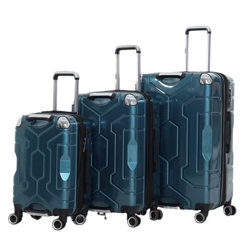 QWAXTRIW Suitcase Set Large Capacity Suitcase Set Silent Universal Wheel Suitcase Double Zip Double Handle Expandable Trolley Case (Red)