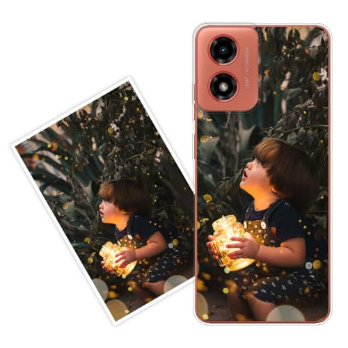 Cover Personalizzata Stileitaliano Per Motorola Moto G04/G04S: La Tua Foto E Testo Stampati In HD!