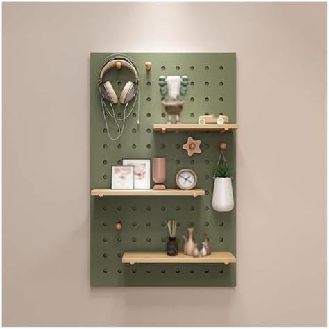 DIY Wooden Peg Board Kit - Wall Mount Organizer Panels for Home, Office, Kitchen, Garage & Craft Room - Versatile Display Solution for Tools, Crafts & Accessories