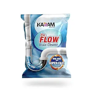 Drain Cleaner Powder (50g x 16 N) | Dr. Flow Removes Blockages in Pipes, Sinks & Septic Tanks | Works within 30 minutes | Melts Grease & Dissolves Hair