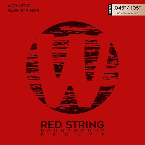 Warwick 35200 RED STRINGS Acoustic Bass (4-string) Bronze Roundwound, Medium Scale 32''