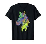 Pincel de colores Colt Animal Semental Criatura Caballo Camiseta