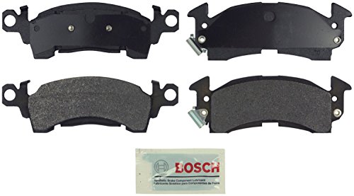 Bosch BE52 Blue Disc Brake Pad Set for Select Buick, Cadillac, Checker, Chevrolet, and GMC Cars, Trucks, Vans, and SUVs - FRONT
