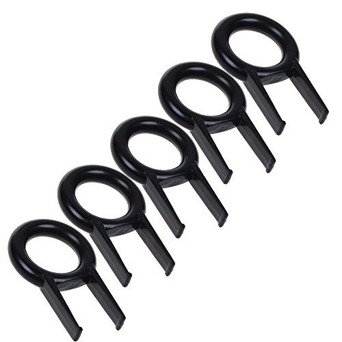 Yonisun 5pcs Black Color Key Puller Keycap Puller/Key Cap Remover for Mechanical Keyboard