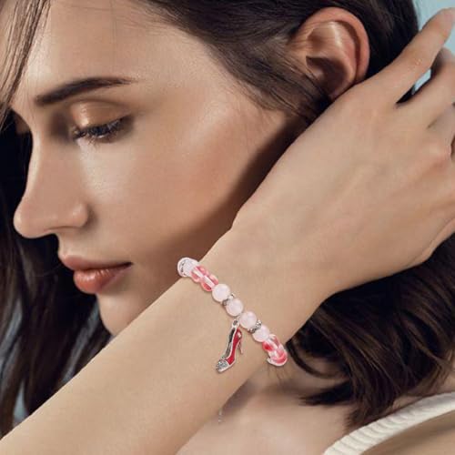 Création de bijoux avec ces pendentifs princesses en émail rouge et strass - 7