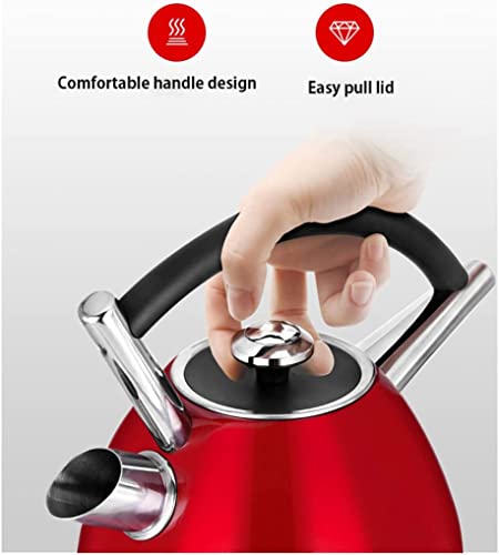 Hervidor eléctrico de acero inoxidable 1.7L 1800W miniatura 4