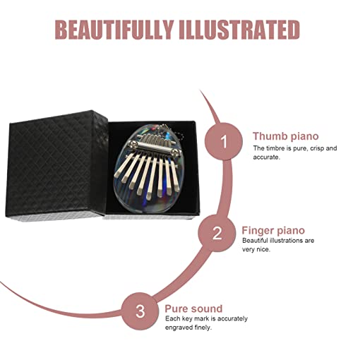 BIENKA 8 Touches Finger Piano 8 – Tone Finger Piano Petit Kalimba Acrylique Kalimba 8 – Tone Thumb Piano Débutant… - Les Beatles, Paul McCartney, John Lennon, RIngo Starr, George Harrison BIENKA 8 Touches Finger Piano 8 - Tone Finger Piano Petit Kalimba Acrylique Kalimba 8 - Tone Thumb Piano Débutant… – Image 7