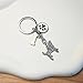 BECHANMIG Dog Keychain,Lovely Dog Key-ring Portable Metal Keychain Keyring Key Decor Car Keyring Decoration(Foxhound)