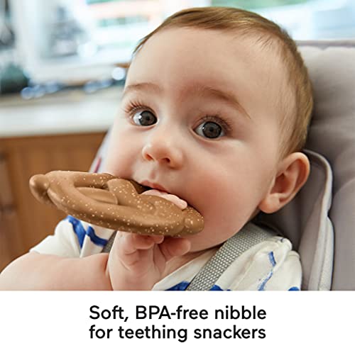 Fisher-Price Pretzel Teether, Pretend Food Bpa-Free Infant Teething Toy With Crinkle For Babies Ages 3 Months And Older #TOP2