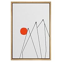 SIGNWIN Framed Canvas Wall Art Colorful Geometry Painting Canvas Prints Home Artwork Decoration for Living Room,Bedroom - 16