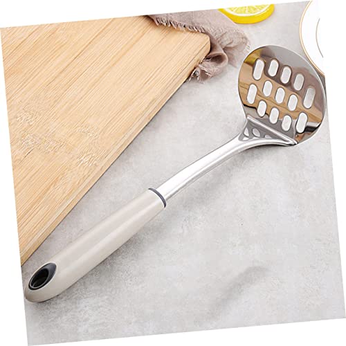 Kartoffelstampfer, 2 Stück, Schlammpresse, Mini-Stabmixer, Handmixer, Küche, Kartoffelstampfer, Kartoffelpüree, Mixer, Handkartoffelstampfer, Kartoffelpresse, Kartoffelpressplatte, Edelstahl, Babynahr