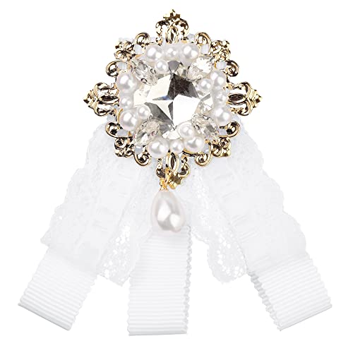 Lazo elegante de alta costura con broche integrado para vestidos de noche