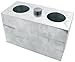 Allstar ALL56065 2.50" Wide x 5" Long x 3" High 5/8" Pin Diameter Billet Aluminum Lowering Block