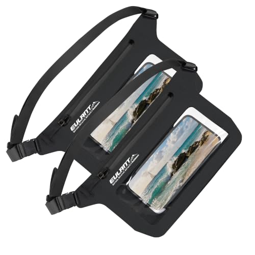 EULANT IPX8 Bolsa seca impermeable para teléfono, riñonera reutilizable