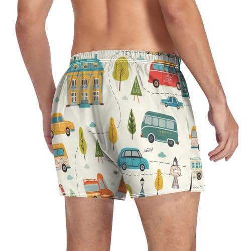 Car Men's Boxer Shorts Soft Underwear Boxer Briefs Men Boxers for Dad4