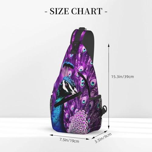 Bolso Cruzado Deportivo para Hombre Negro miniatura 3