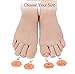 Makhry 4pcs Adjustable Cuttable Gel Toe and Finger Cap Lined Gel Toe Covers Sleeves Ribbed Knit Toe Caps Digital Caps (XL)