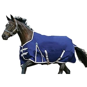 Horse Turnout Blanket Horse Care Rug with Essential Standard Neck Blanket Medium Horse Clothing Winter Insulation Warm Foal Blanket (Navy/Silver/Red 51) (Navy/Silver/Red 84)