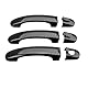 Viviance 6Pcs Set Abs Carbon 3 Türhle Covers Handles kompatibel mit VW Transporter T5 T5 Caddy kompatibel mit Vans