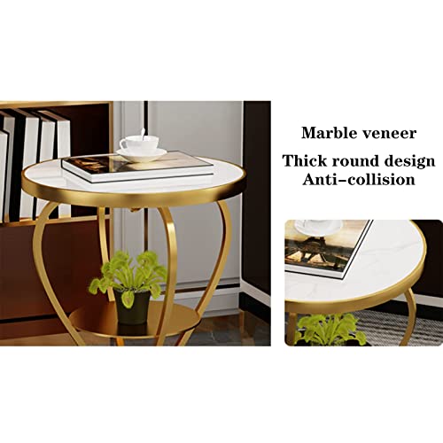 Table basse ronde en forme de cœur en métal pour optimiser un petit salon - 5