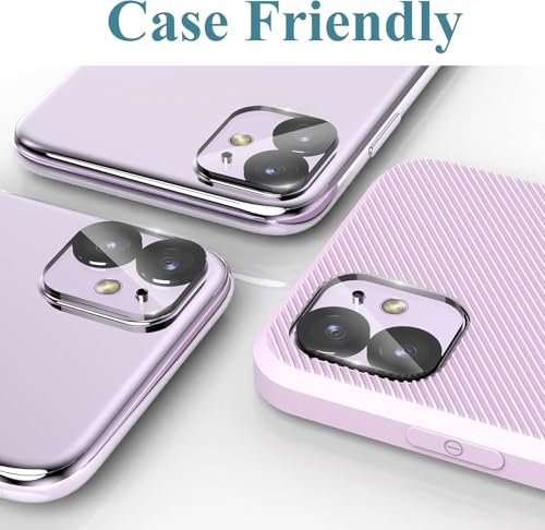 Image of Camera Lens Protector Compatible with iPhone 12 Mini (Pack of 3) | 9H Tempered Glass Camera Lens Guard | Scratch Resistant | HD Clear | Anti-Fingerprint | Easy Installation | Bubble Free